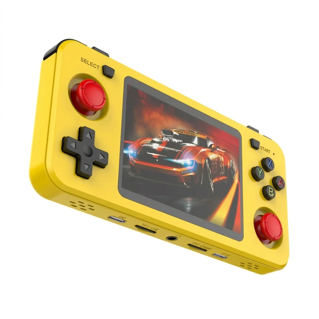 R36H ARKOS Retro Handheld Game Console Portable 64G 128G Pocket Video Player 3.5 Inch IPS Screen R36S landscape Kid Gift