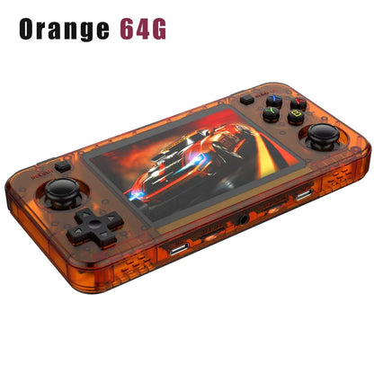 R36H ARKOS Retro Handheld Game Console Portable 64G 128G Pocket Video Player 3.5 Inch IPS Screen R36S landscape Kid Gift