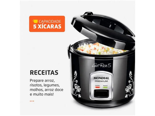 Panela elétrica de arroz Mondial Fast Rice 5 – 220V
