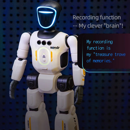 Robô Humanoide Inteligente com IA Programável com Controle Remoto 2.4G,