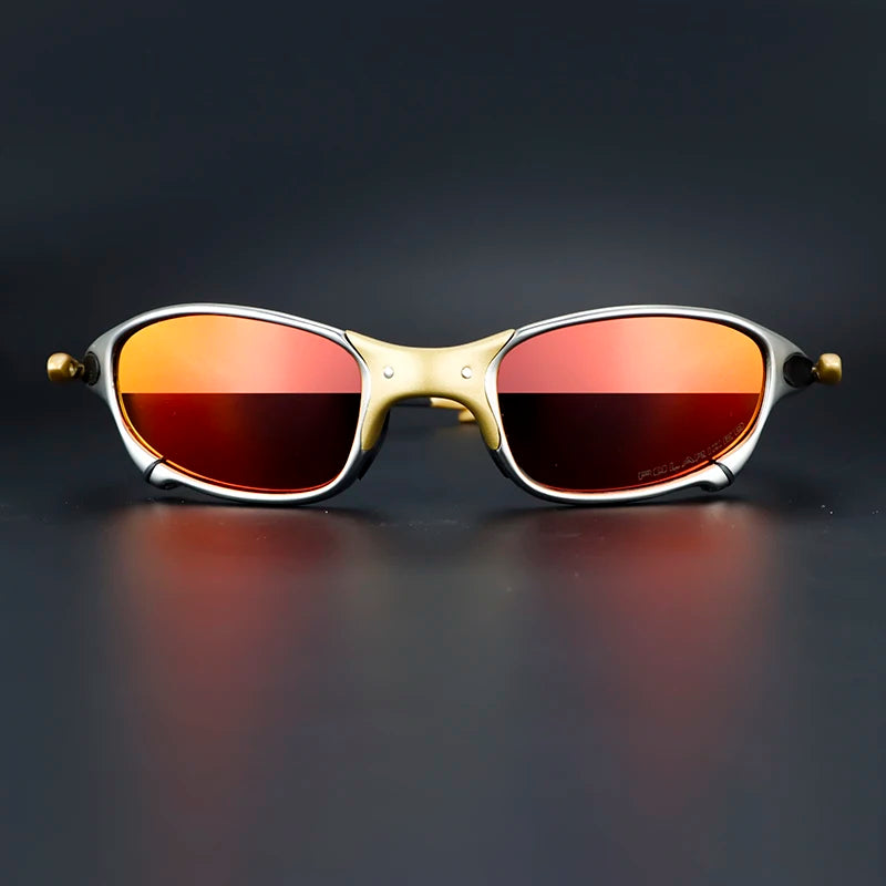 Outdoor Man Polarized Sunglasses Metal Sunglasses Cycling Glasses UV400  Fishing  Bicycle Goggles Cycling Eyewear Riding Glasses