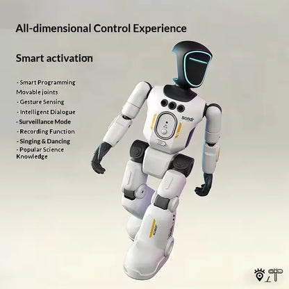 Robô Humanoide Inteligente com IA Programável com Controle Remoto 2.4G,