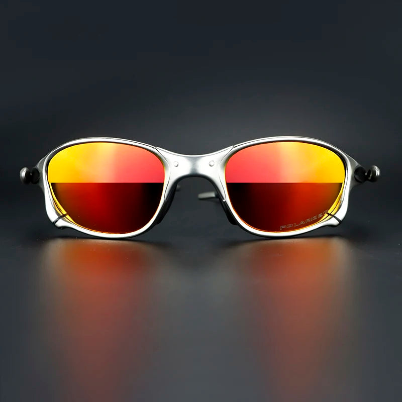 Outdoor Man Polarized Sunglasses Metal Sunglasses Cycling Glasses UV400  Fishing  Bicycle Goggles Cycling Eyewear Riding Glasses