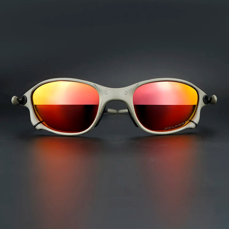 Outdoor Man Polarized Sunglasses Metal Sunglasses Cycling Glasses UV400  Fishing  Bicycle Goggles Cycling Eyewear Riding Glasses