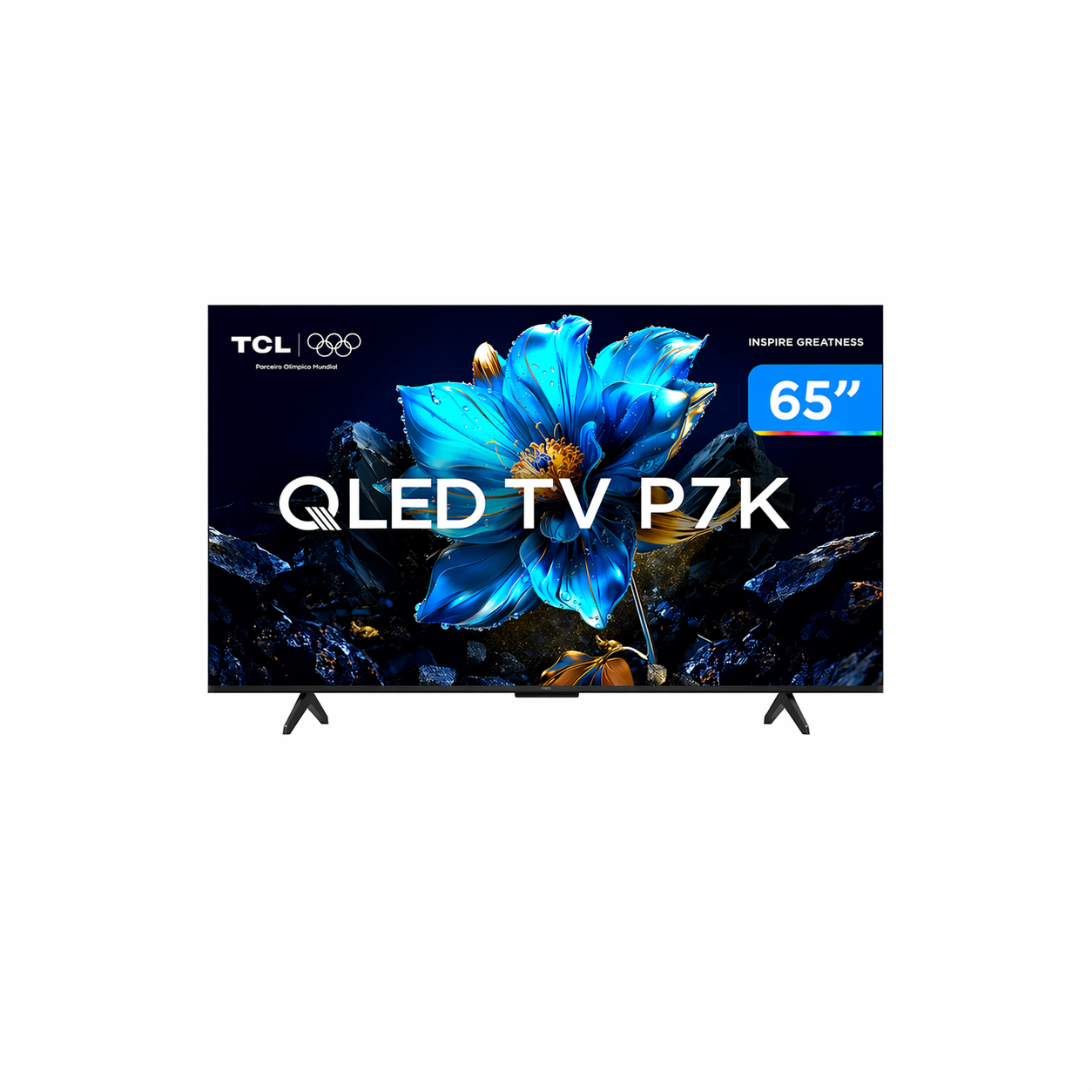 Smart TV 65 "TCL 4K UHD QLED 65P7K Google TV AiPQ Google Assistant 3 HDMI 1 USB